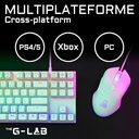 The G-Lab Combo Mercury Tkl- Pack Clavier Et Souris Gamer Mécanique Programmable