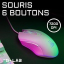 The G-Lab Combo Mercury Tkl- Pack Clavier Et Souris Gamer Mécanique Programmable