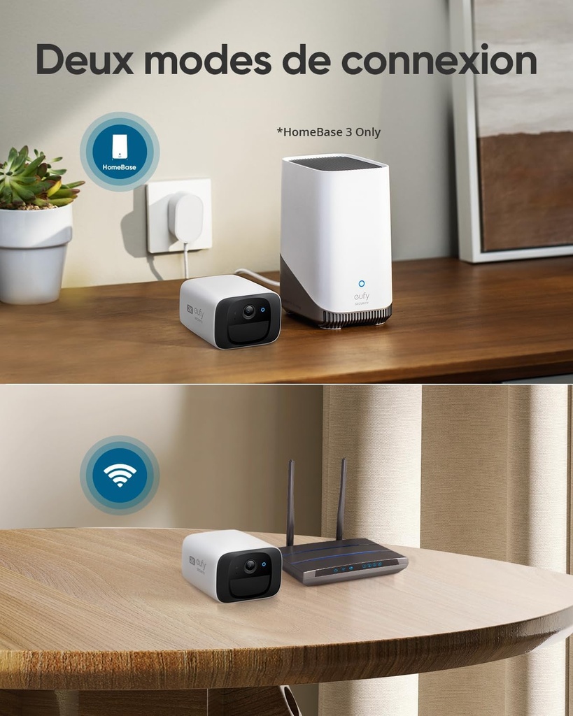 eufy Security SoloCam C210, Camera Surveillance WiFi  résolution 2K