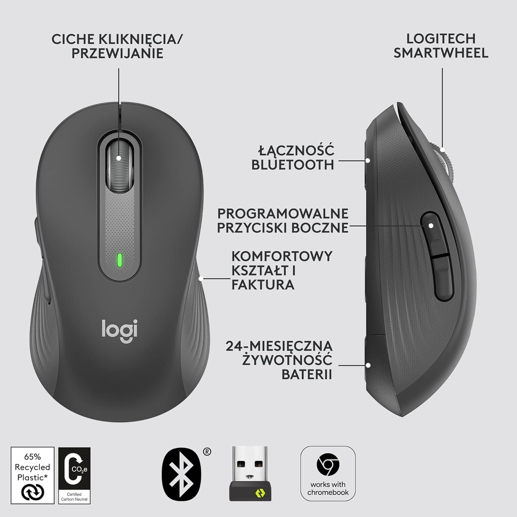 Logitech Signature M650 Souris sans fil