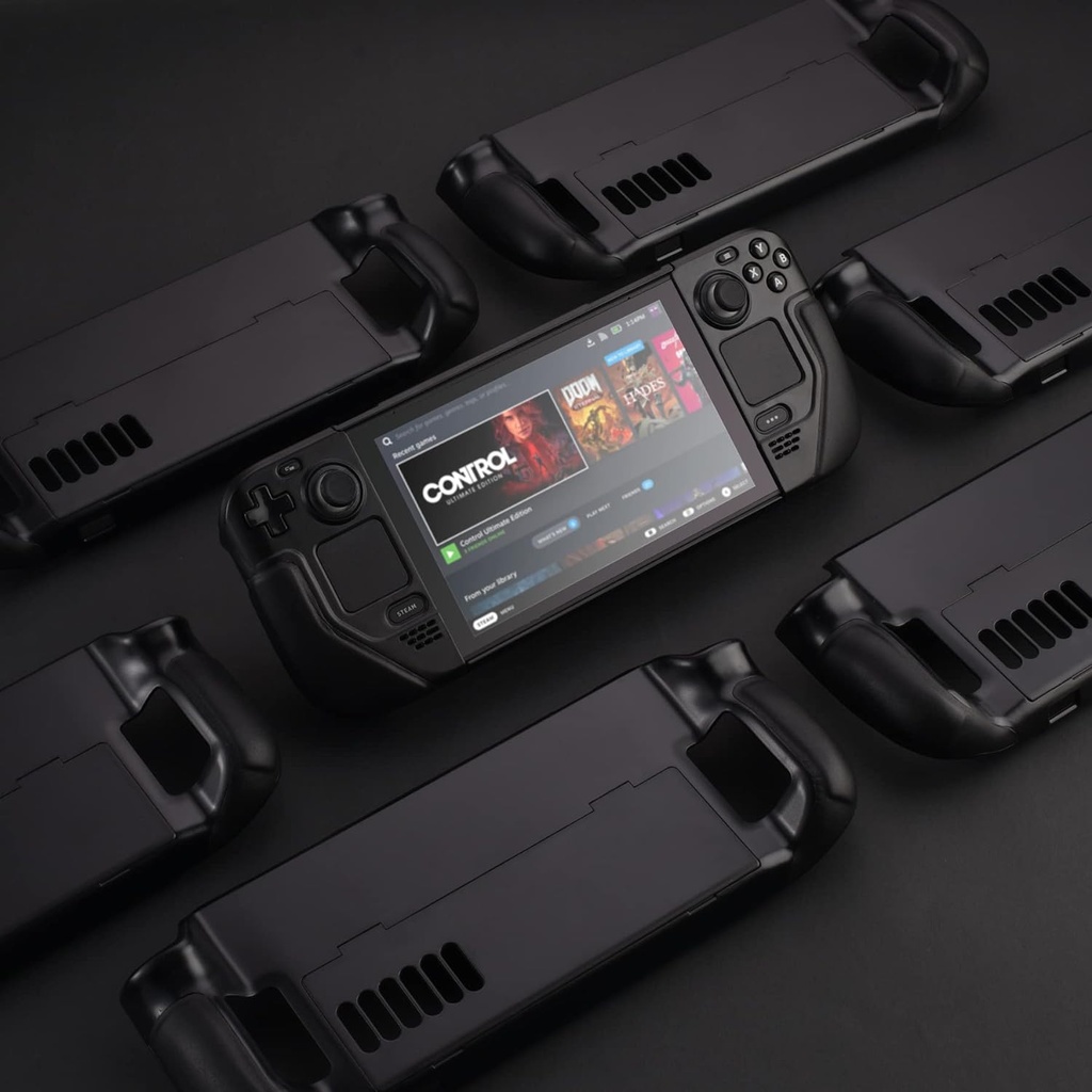 Étui de Protection Complète pour Pont Vapeur, Couverture avec Poignée Steam Deck