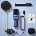 TONOR Microphone USB à Cardioïde Condensateur pour PC Micro avec Trépied et Filtre Anti-Pop