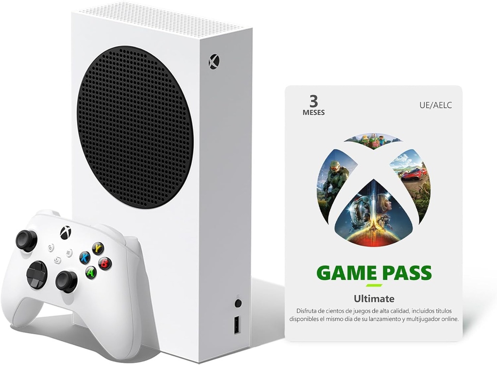 Pack Xbox Series S + 3 mois de Xbox Game Pass Ultimate