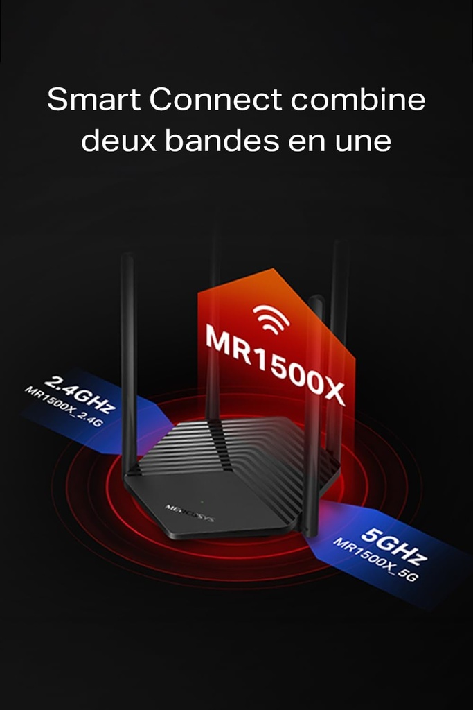 MERCUSYS Router AX1500 Wi-Fi 6 