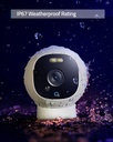 eufy Security Solo Outdoor Cam E220, Caméra de Sécurité Extérieure Filaire Tout-en-Un Résolution 2K