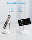 Anker PowerWave Magnetic Stand Lite Station de Charge sans Fil 2 en 1 avec câble de Charge USB-C