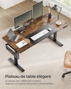 SONGMICS Bureau Assis Debout Électrique 