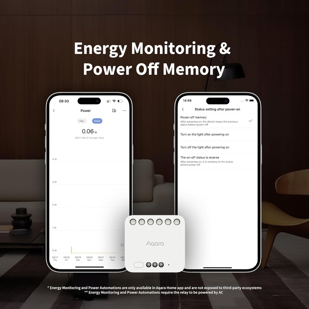 Aqara Module Relais Double T2  Homekit