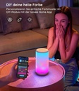 Govee RGBICWW Lampe de table intelligente WiFi, fonctionne avec Alexa et Google Assistant, 2200 K-6500 K