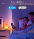 Govee RGBICWW Lampe de table intelligente WiFi, fonctionne avec Alexa et Google Assistant, 2200 K-6500 K