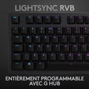 Logitech G512 Clavier Gaming Mécanique, Eclairage RGB LIGHTSYNC