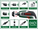 Bosch Tournevis compact sans fil IXO 7ème génération, 3.6 V Visse Jusqu'à 190 vis, Boîte de Rangement