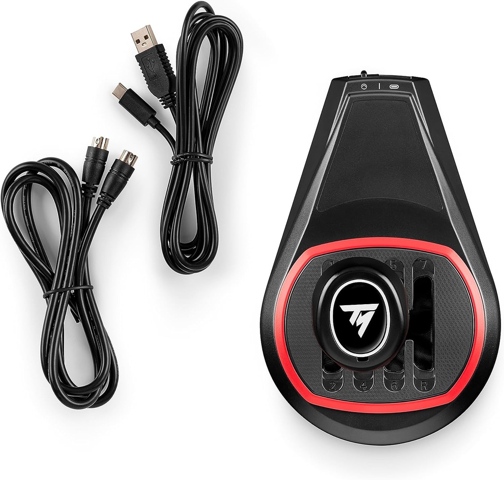 Thrustmaster TH8S Shifter Add-On, levier de vitesse 8 rapports pour volant de course, compatible PlayStation, Xbox et PC