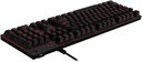 Logitech G413 Clavier Gaming Mécanique, Rétroéclairage rouge