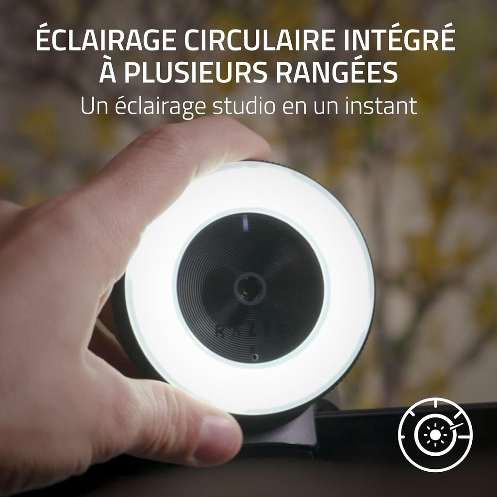 Razer Kiyo - Caméra de Streaming avec éclairage Circulaire 