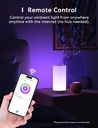 Meross Veilleuse LED Connectée WiFi, Lampe de Chevet Intelligente Compatible avec Apple Home