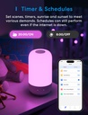 Meross Veilleuse LED Connectée, Lampe de Chevet Intelligente Compatible avec Apple HomeKit