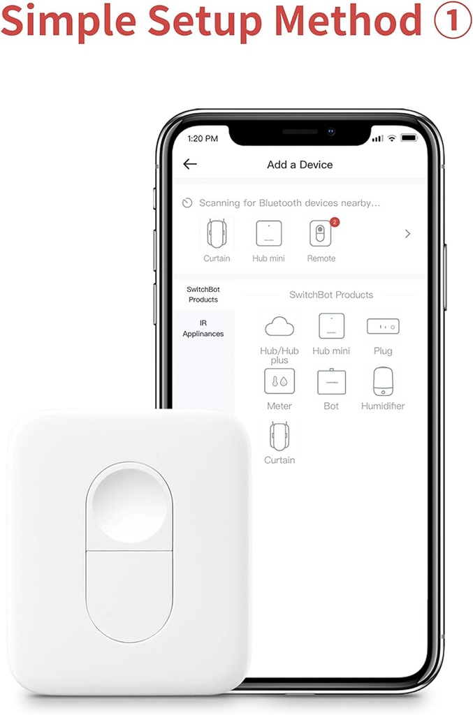 SwitchBot Remote Télécommande à Bouton Unique