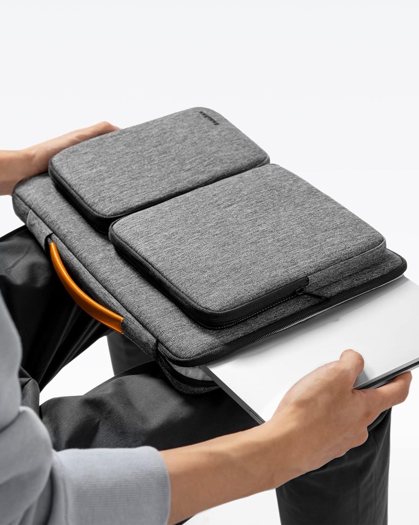 tomtoc 360° Housse pour 13 Pouces MacBook Air/ Pro Sacoche pour Ordinateur Portable