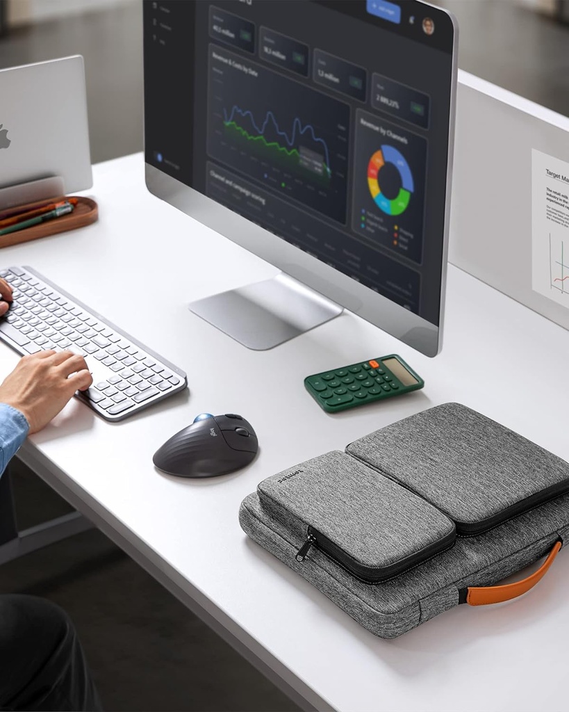 tomtoc 360° Housse pour 13 Pouces MacBook Air/ Pro Sacoche pour Ordinateur Portable