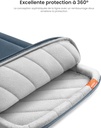tomtoc 360° Housse pour 14 Pouces MacBook Pro 