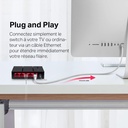 Mercusys Switch Ethernet Gigabit 5 Ports 10/100/1000 Mbps, switch RJ45, pour les petites entreprises et les bureaux, MS105G