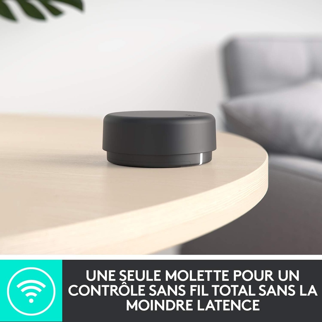 Logitech Z407 Haut-parleurs Bluetooth pour ordinateur avec caisson de basses et contrôle sans fil, son immersif, audio premium avec plusieurs entrées et haut-parleurs USB - Noir