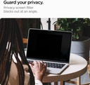Spigen SafeView Filtre de Confidentialité Protection Écran pour MacBook Air 13.6 Pouces M3 (2024), M2 (2022), 