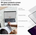 Spigen Glas.tR Slim Verre trempé pour Macbook Pro 14 Pouces (M3 / M3 Pro / M3 Max / M2 Pro / M2 Max / M1 Pro / M1 Max), Couverture complète, Extreme Résistant aux Rayures, Ultra Claire