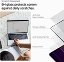 Spigen Glas.tR Slim Verre trempé pour Macbook Pro 16 Pouces (M3 / M3 Pro / M3 Max / M2 Pro / M2 Max / M1 Pro / M1 Max), Couverture complète, Extreme Résistant aux Rayures, Ultra Claire