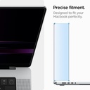 Spigen SafeView Filtre de Confidentialité pour Macbook Pro 16 Pouces (M3 / M3 Pro / M3 Max / M2 Pro / M2 Max / M1 Pro / M1 Max), 1 Unité