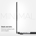 Spigen Urban Fit Coque Compatible avec Macbook Pro 14 Pouces 2023 2021, M3 / M3 Pro / M3 Max (2023) / M2 Pro / M2 Max / M1 Pro / M1 Max - Noir