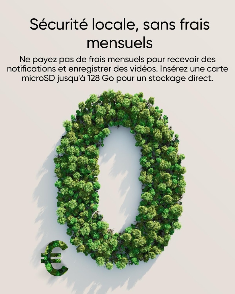 eufy Security Caméra intérieure C220, caméra de Surveillance avec résolution 2K, Rotation 360° et Inclinaison