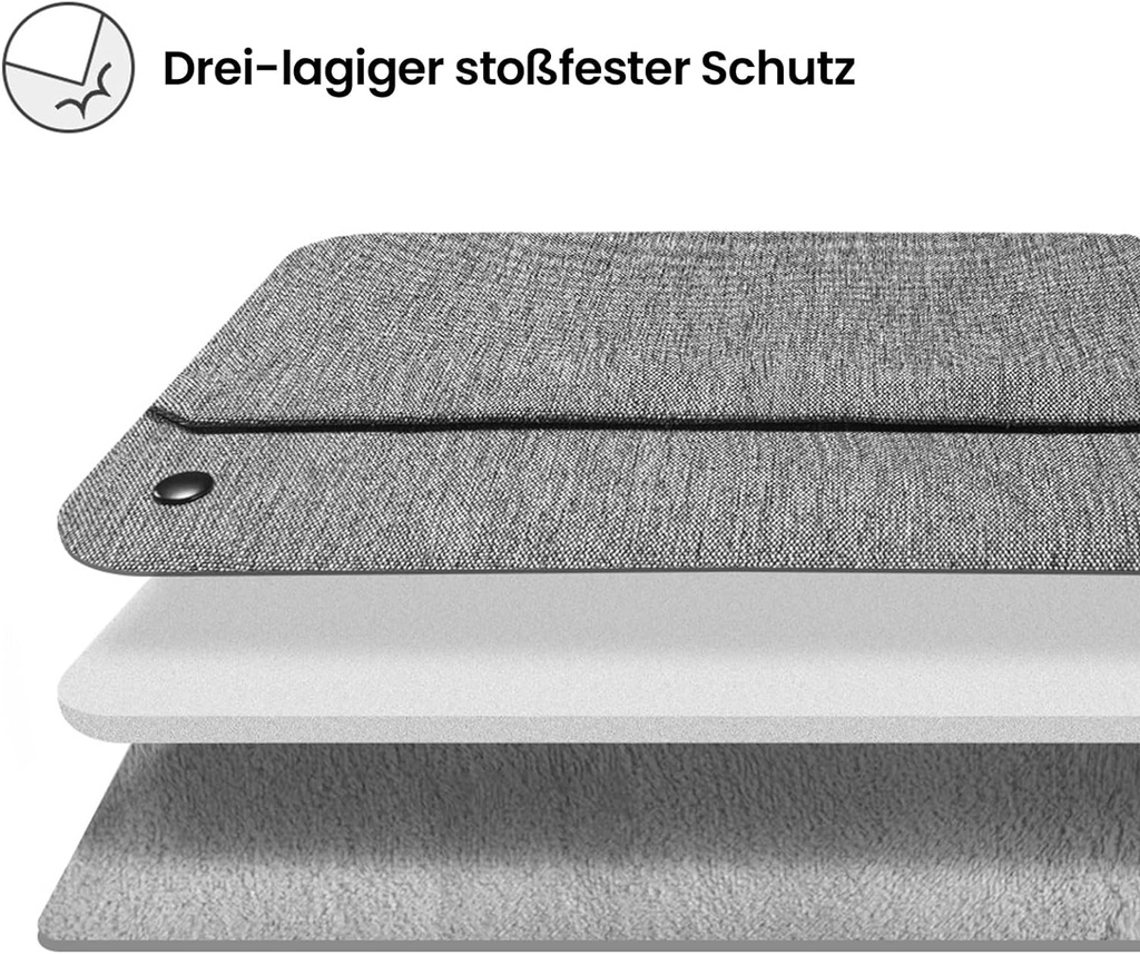 tomtoc Housse 13 pouces pour Tablette Slim iPad Pro 