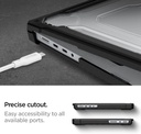 Spigen Rugged Armor Coque Compatible avec Macbook Pro 14" Pouces (2023 2021)