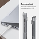 Spigen Thin Fit Coque Rigide Compatible avec Macbook Pro 14 Pouces 2023 2021, M3 / M3 Pro / M3 Max (2023) / M2 Pro / M2 Max / M1 Pro / M1 Max - Transparent