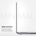 Spigen Thin Fit Coque Rigide Compatible avec Macbook Pro 16 Pouces 2023 2021, M3 Pro / M3 Max (2023) / M2 Pro / M2 Max / M1 Pro / M1 Max - Transparent