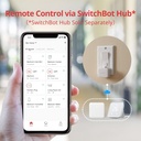 SwitchBot Interrupteur Intelligent Bluetooth - Petit Robot d'Interrupteur avec APP Contrôle et Minuteur Programmable