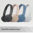 Sony WH-CH520 - Casque Bluetooth sans Fil, Multipoint, Micro intégré - jusqu'à 50 Heures d'autonomie 