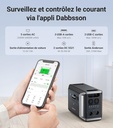 Dabbsson 2330Wh Station électrique portable batterie LiFePO4 (2200W)