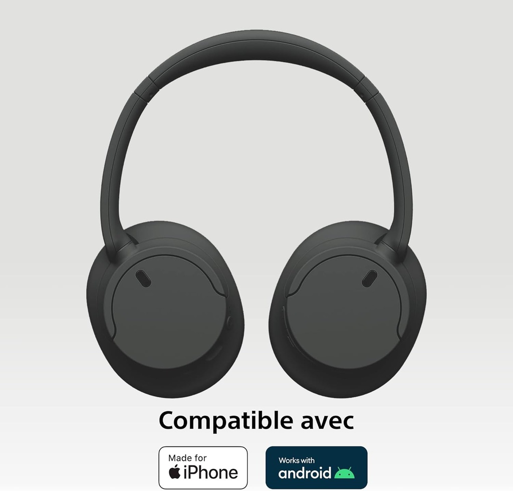 Sony WH-CH720N - Casque Bluetooth sans Fil à réduction de Bruit - Micro intégré -  35 Heures d'autonomie