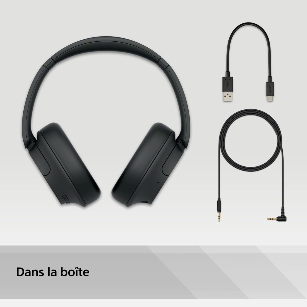 Sony WH-CH720N - Casque Bluetooth sans Fil à réduction de Bruit - Micro intégré -  35 Heures d'autonomie