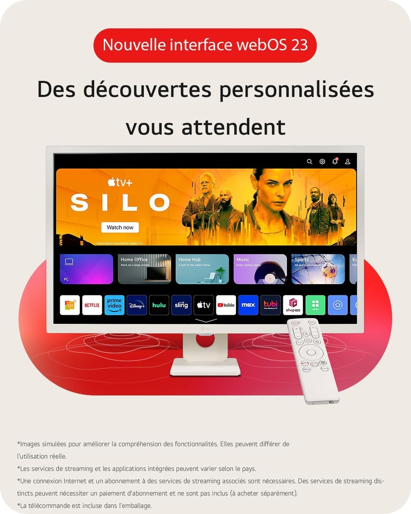 LG MyView Smart Moniteur  Tout-en-Un 32 pouces