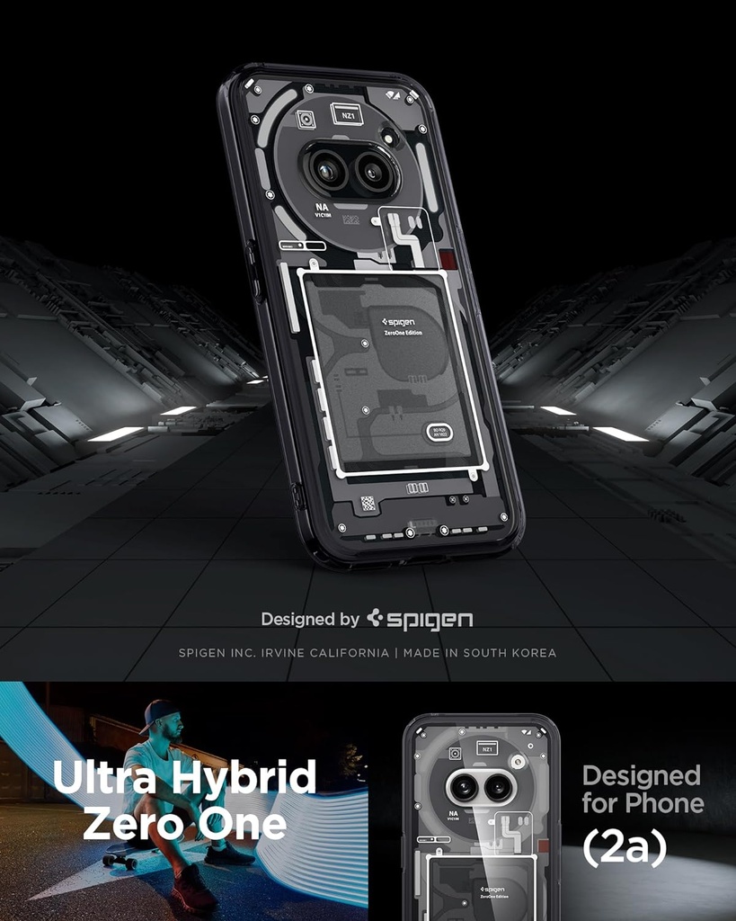 Spigen Ultra Hybrid Coque Compatible avec Nothing Phone (2a)-Zero One