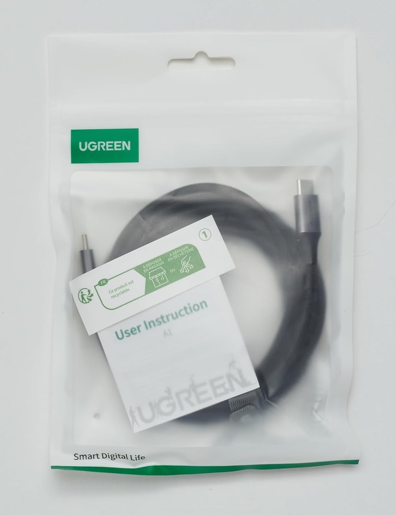 UGREEN Câble USB C vers USB C PD 3.1 240W  (2M)