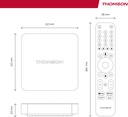 Thomson Streaming Box 240, 4K UHD, Google TV intégré  