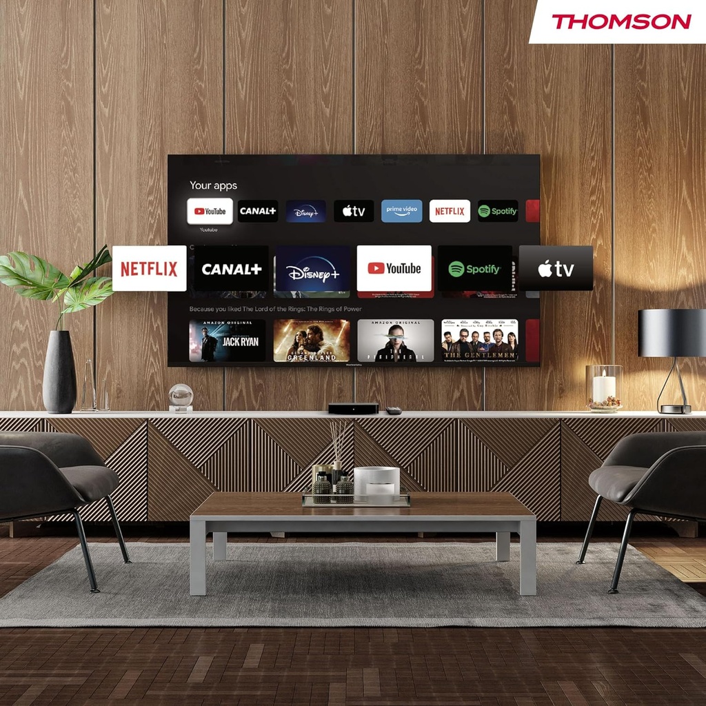 Thomson Streaming Box 240, 4K UHD, Google TV intégré  