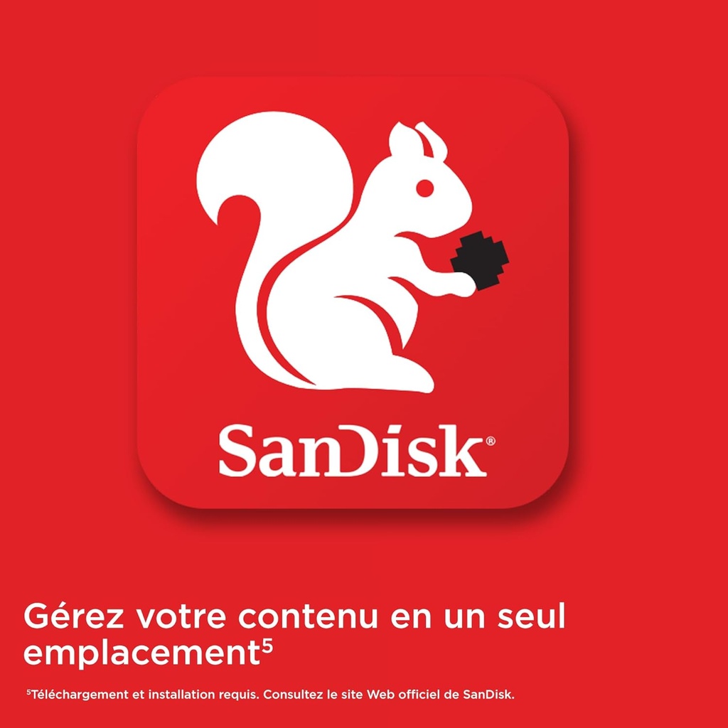 SANDISK - Carte mémoire Ultra microSDXC UHS-I Carte + Adaptateur SD, avec jusqu'à 140 Mo/s, Classe 10, U1, homologuée A1