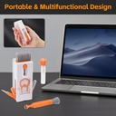 Alyvisun Kit de nettoyage de clavier, multifonction 11 en 1, pour ordinateur portable, téléphones, écouteurs