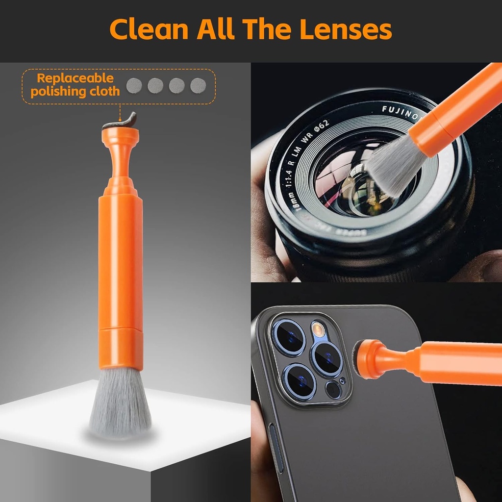 Alyvisun Kit de nettoyage de clavier, multifonction 11 en 1, pour ordinateur portable, téléphones, écouteurs